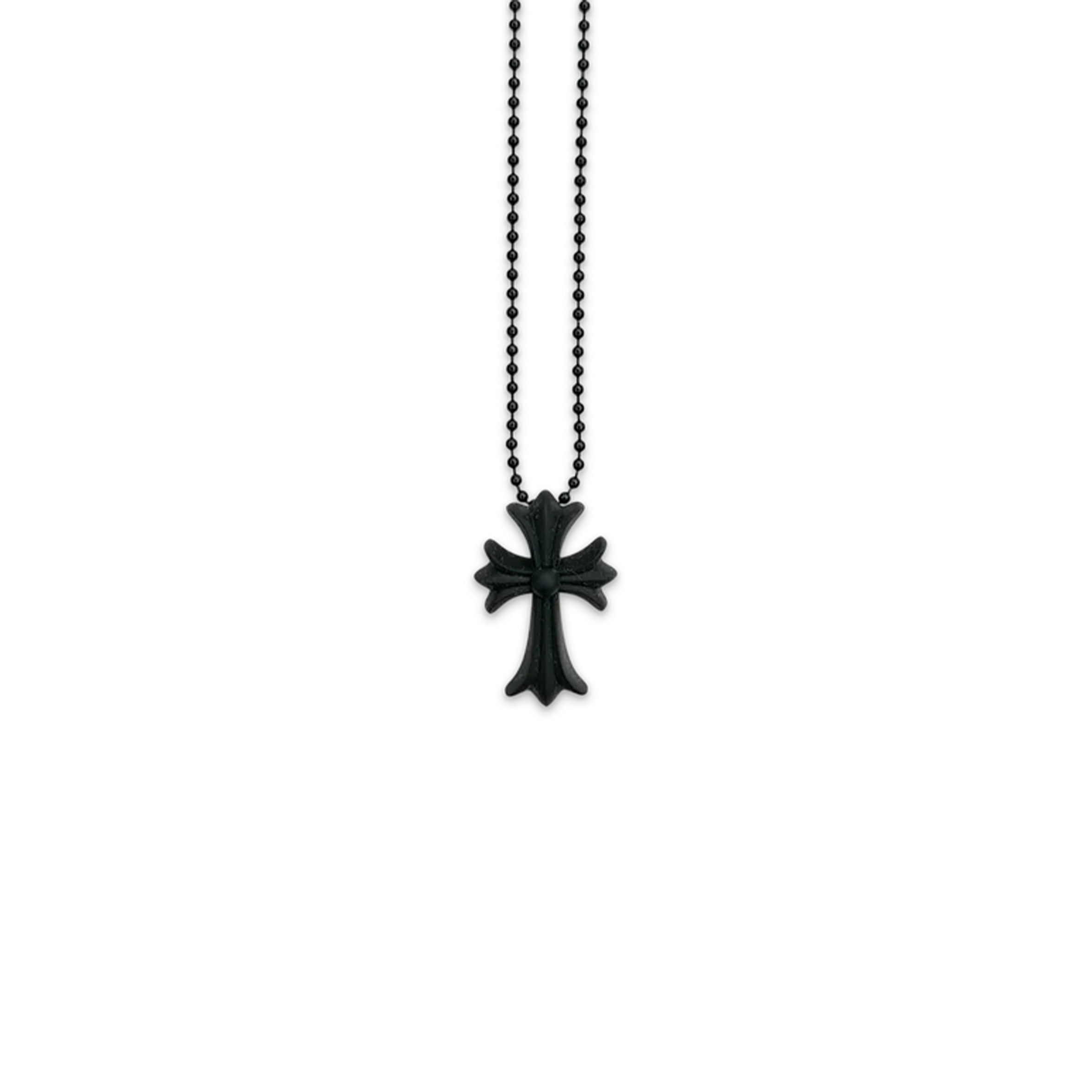 Ch*0me He**ts silicone cross necklace